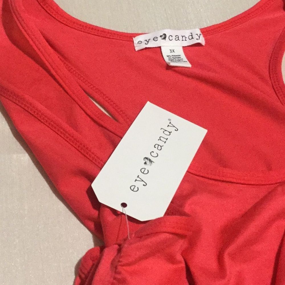 eye candy Red Tank Top - Picture 6 of 6
